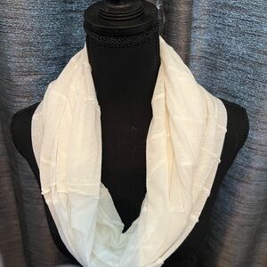 White scarf. Never worn